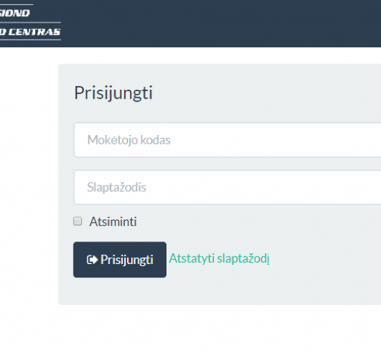 Kviečiame naudotis savitarnos svetaine ,,Mokesta“